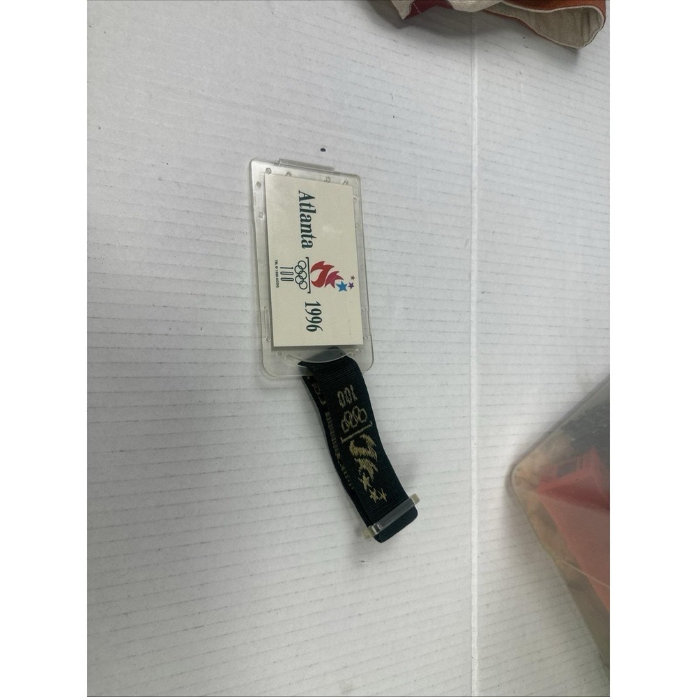 Vintage Official Atlanta 1996 Olympic Games Luggage‎ Gear Tag